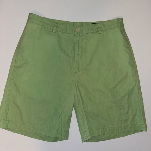 Vineyard Vines Club Shorts flat front, lime green‎ 9” inseam sz 35 - Picture 1 of 11